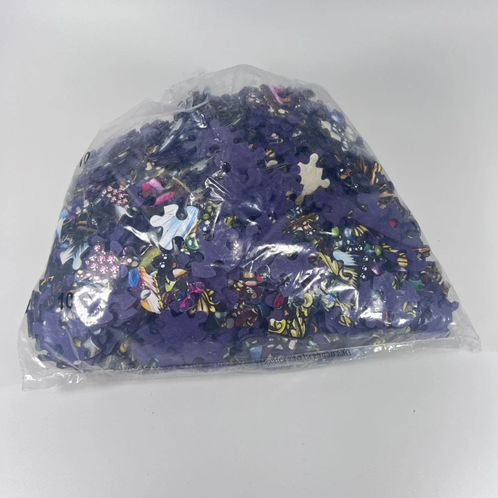 White Mountain - Jeweled Cat - 1000 piece puzzle - open box - excellent - Picture 4 of 6